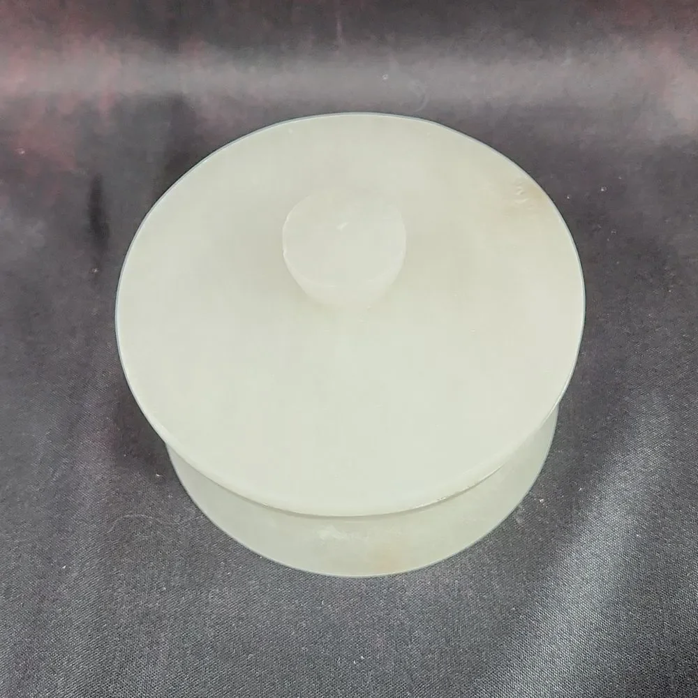 🔸️🔺️NIB Partylite Alabaster Tealight & Escential Jar Holder & Treasure Box - Picture 4 of 7